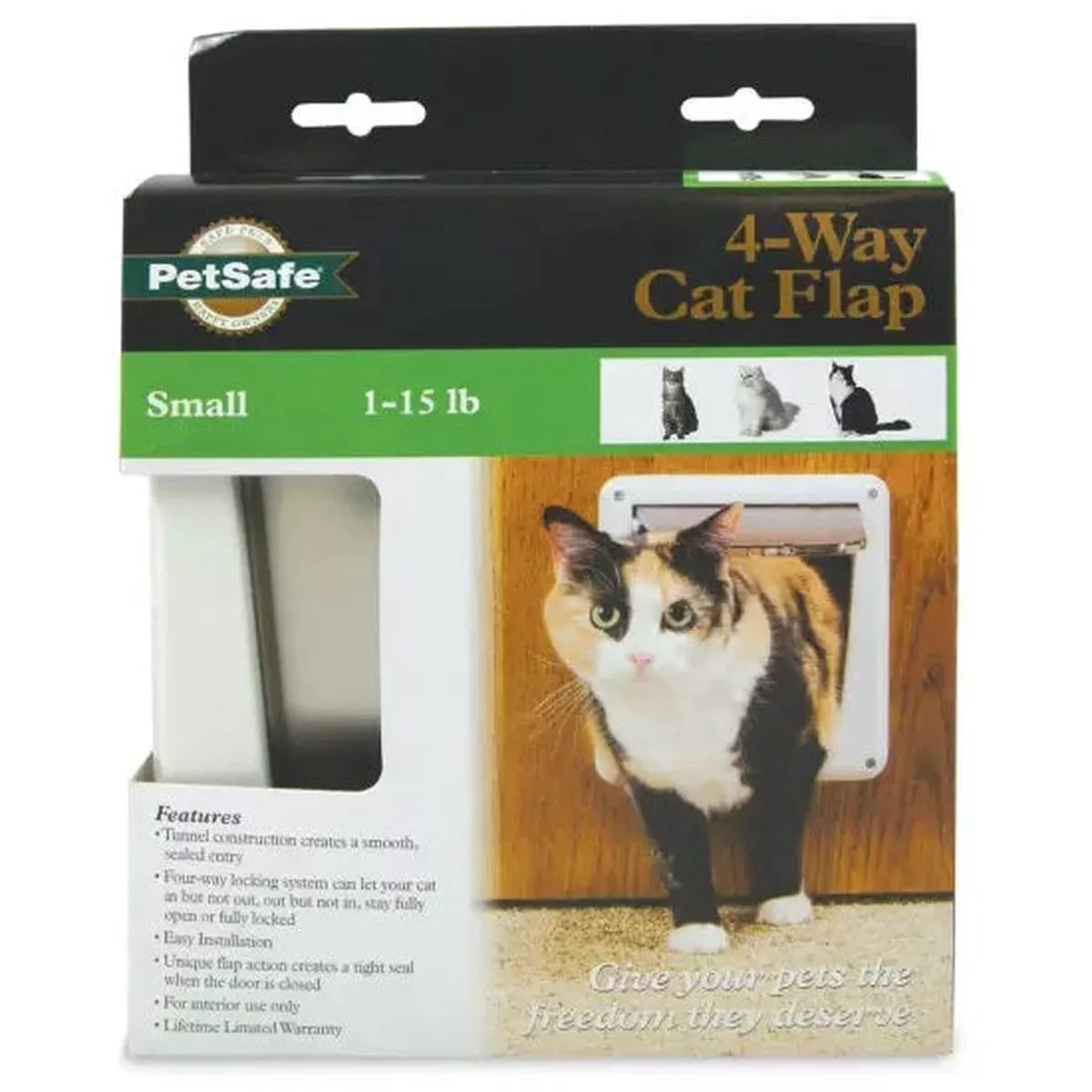 PetSafe 4-way Locking Cat Door Flap, Small