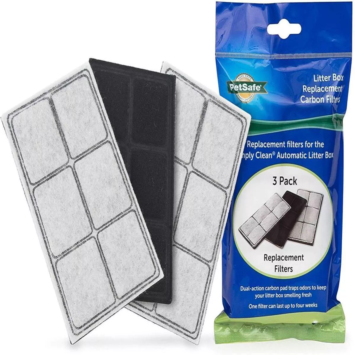 PetSafe Simply Clean Cat Litter Box Replacement Carbon Filter