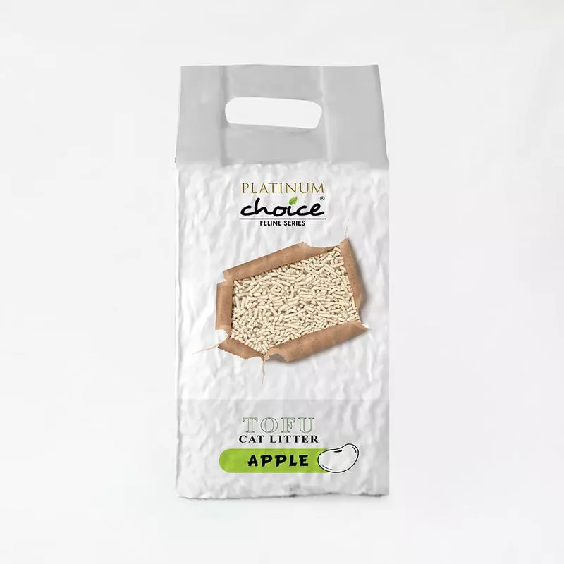 Platinum Choice Tofu Cat Litter Apple 7L