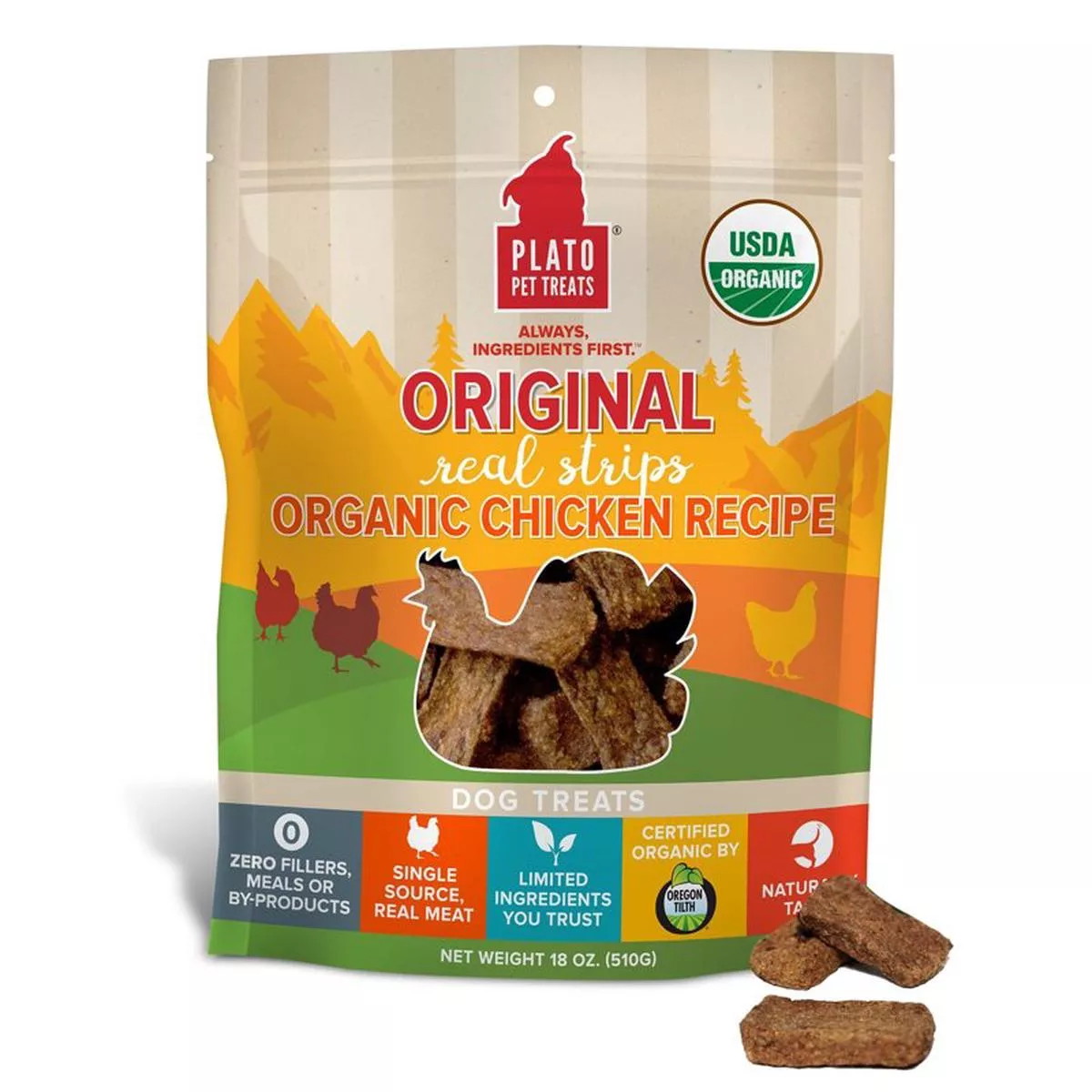 Plato Strips – Chicken | 18oz