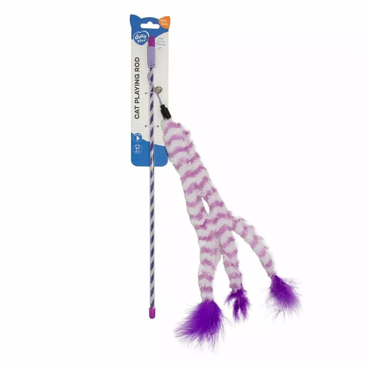 Playing rod Catchy fluffy tail 44x8x3,5cm