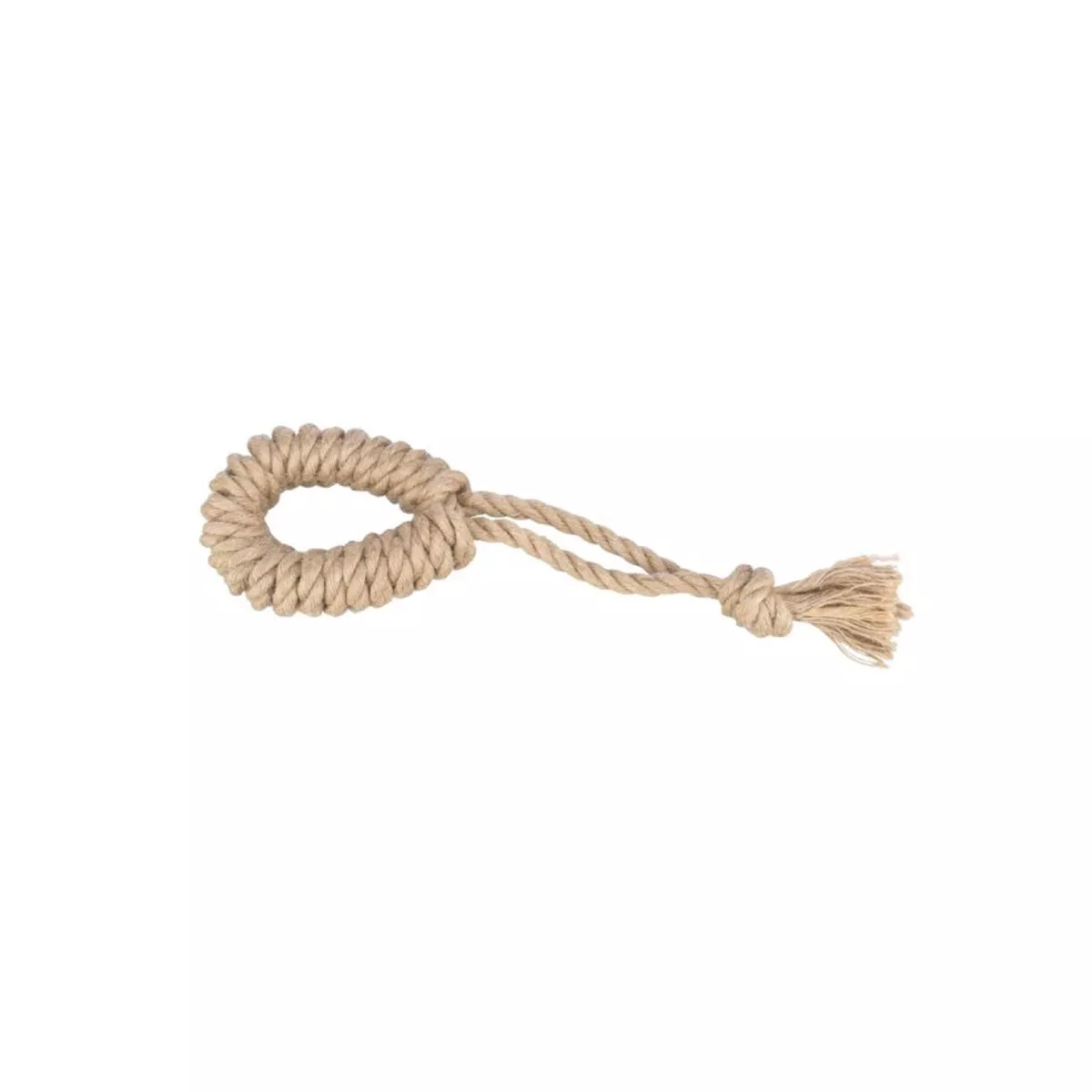 PLAYING ROPE W RING HEMP/COTTON 50CM