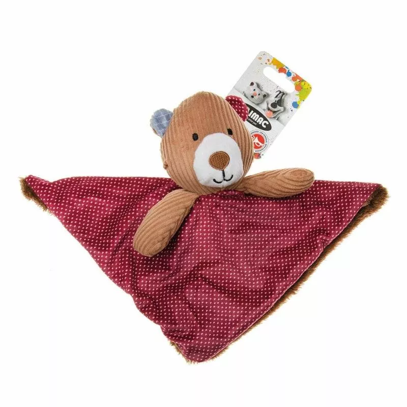 Plush Blanket Bear With Rattle