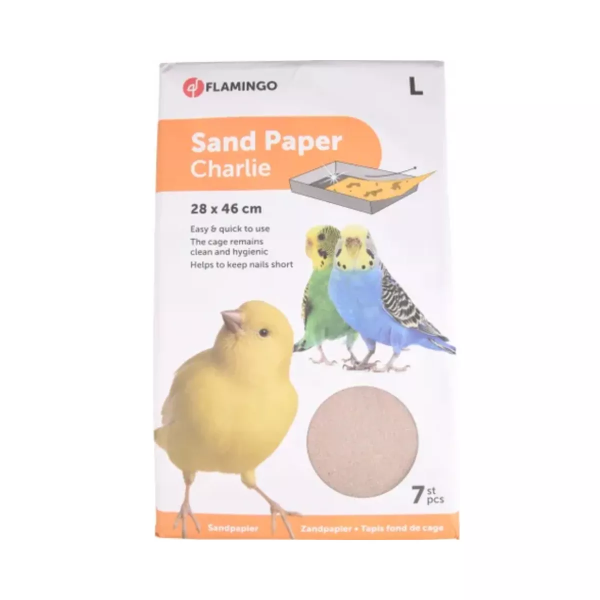 PP SAND PAPER LARGE 7PCS 28x46CM