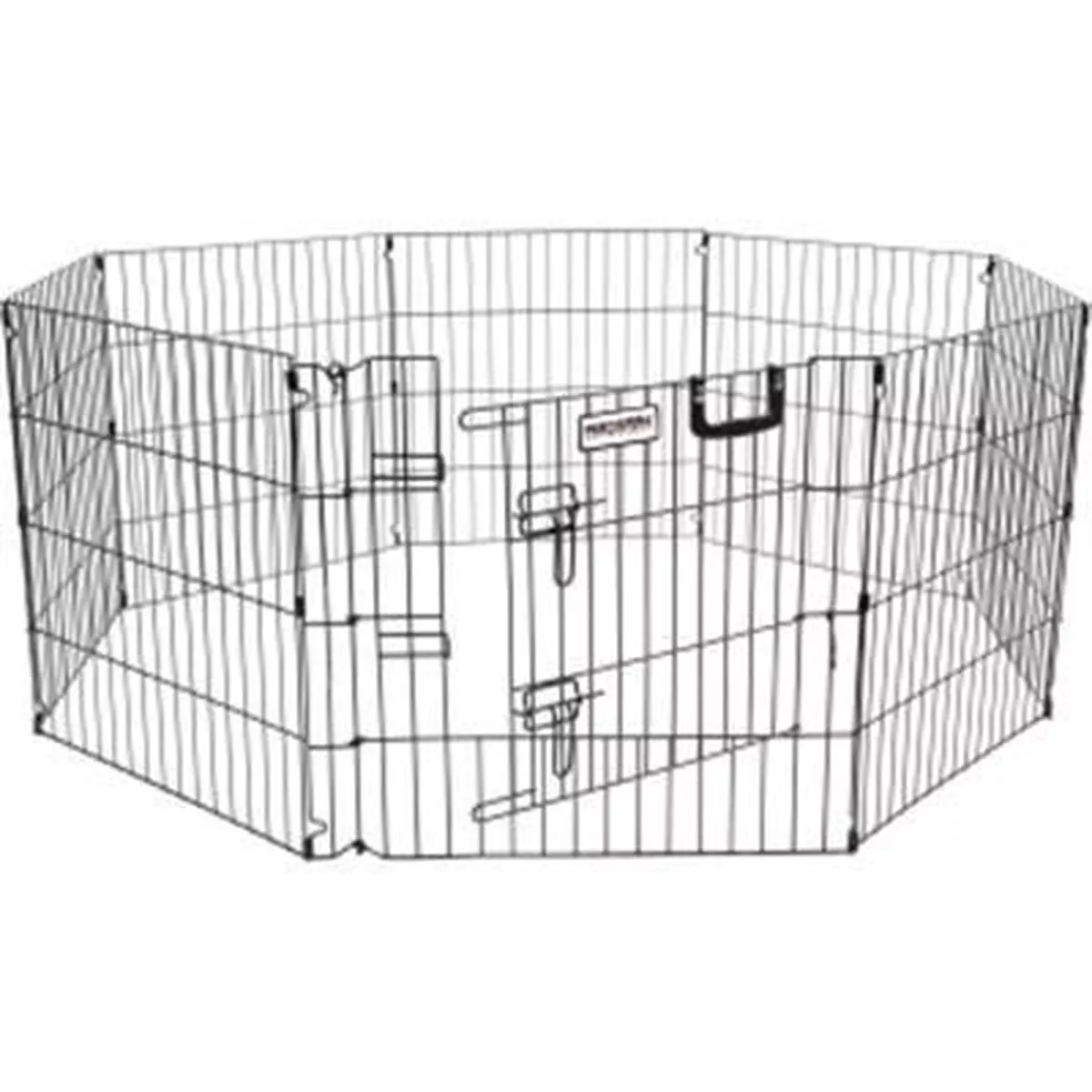 Precision Ultimate Boxed Ex-Pen for Dogs, Black