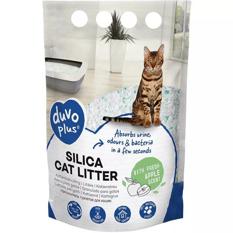Premium Silica cat litter apple 5L