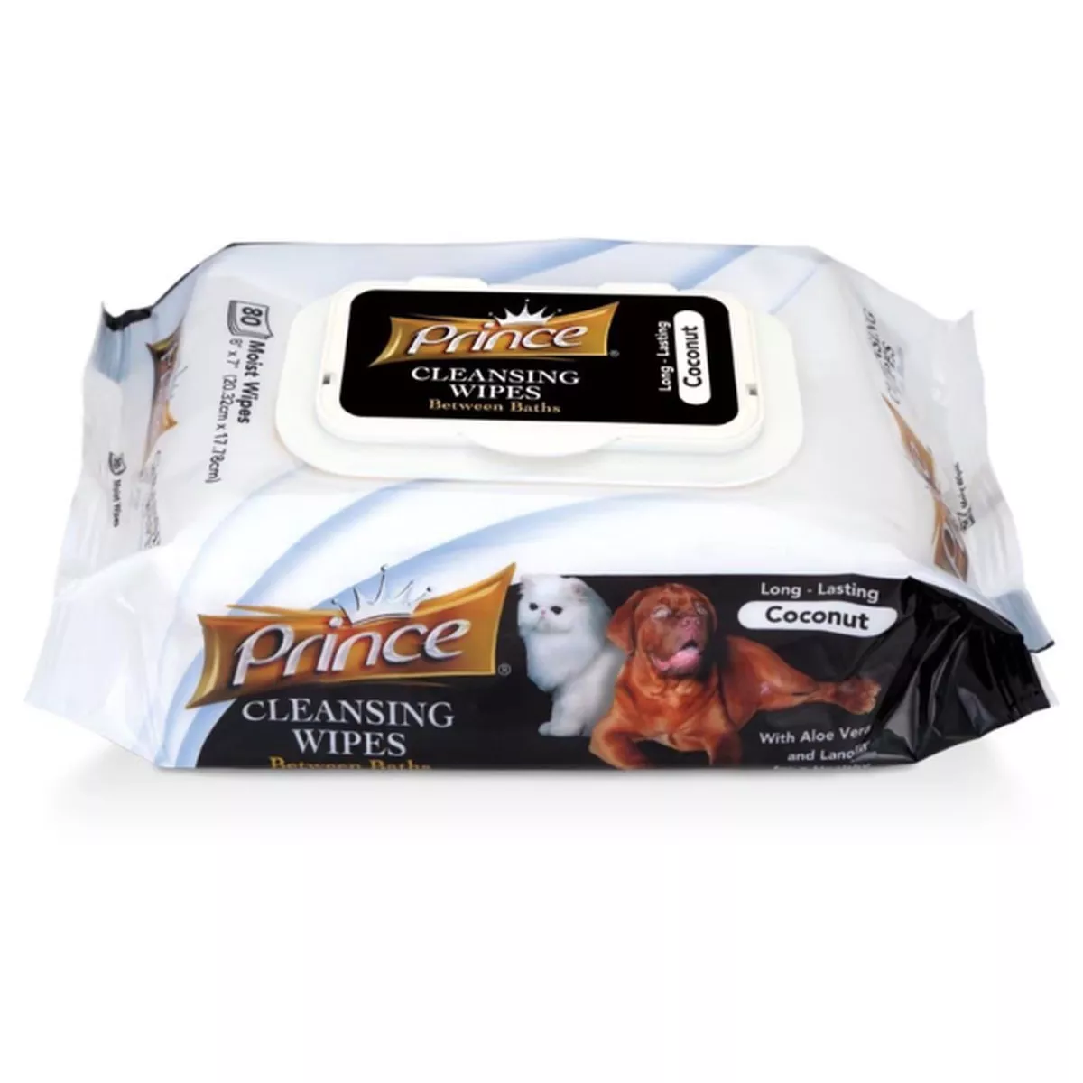 PRINCE WIPES COCONUT X 80