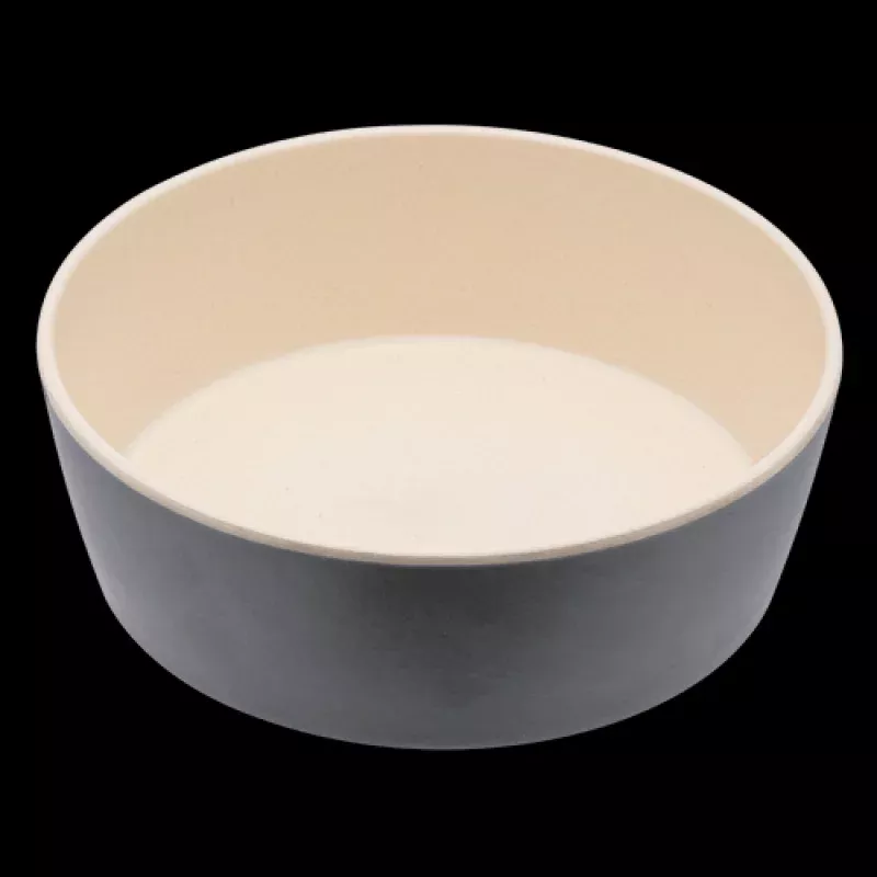 Printed Bamboo Dog Bowl - Coastal Grey