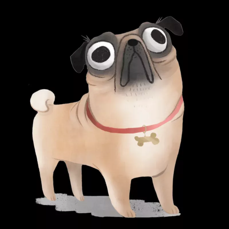 Pug Sticker