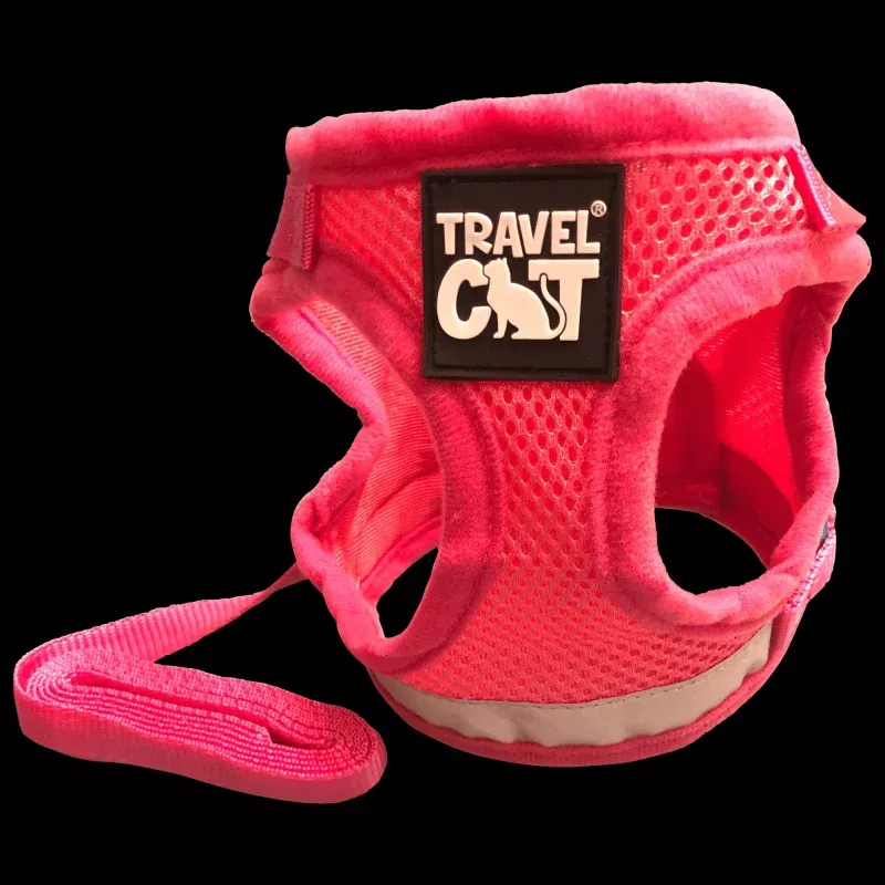 "The Purrfectly Pink" Iridescent Harness & Leash Set