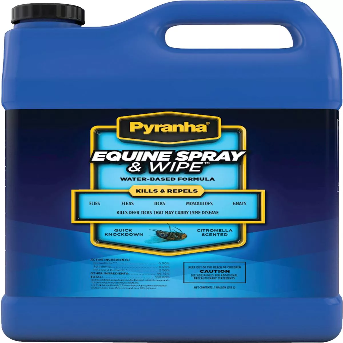Pyranha Equine Spray & Wipe Rtu – 1 GAL