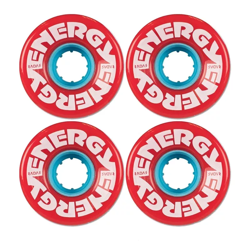 Radar Energy Quad Wheels 57mm/78A – Red