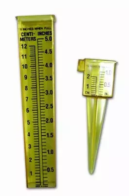 Rain & Sprinkler Gauge, 2 In 1