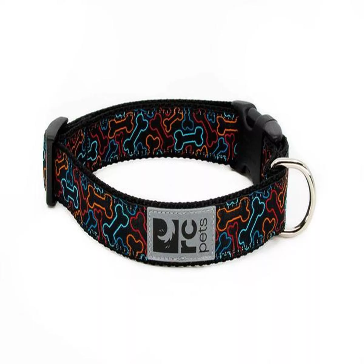 RC Pets Clip Dog Collar, Bones