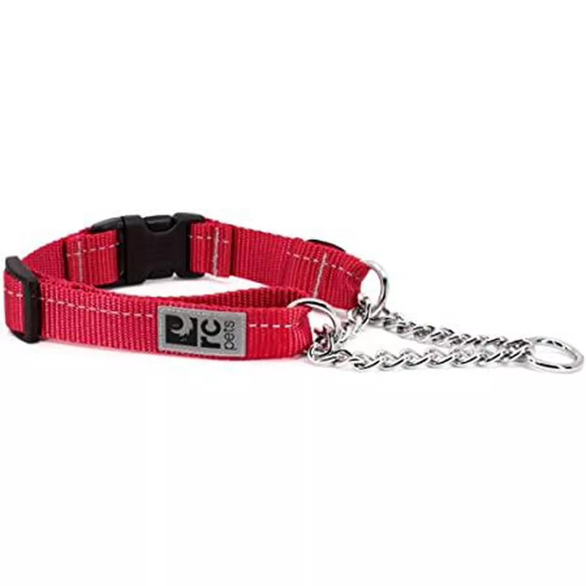 RC Pets Quick Release Martingale Dog Collar, Red