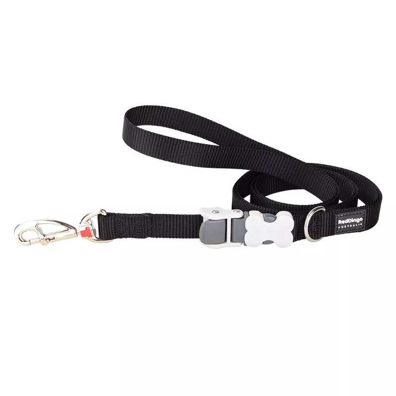 Red Dingo Dog Super Lead Classic Black S