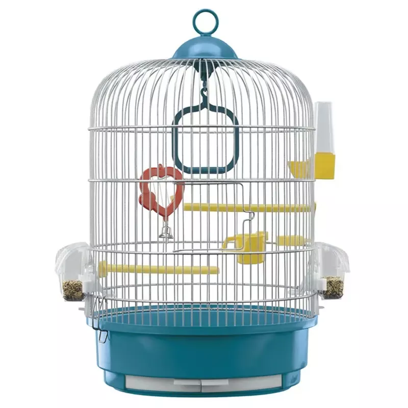 Regina Round Bird Cage White 32.5x49cm