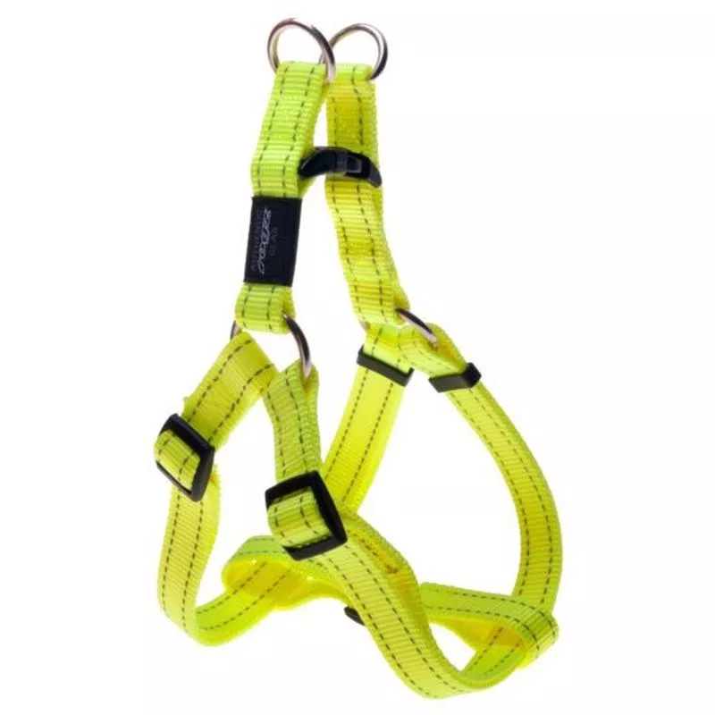 Rogz Classic Step-In Harmess Dayglow Yellow SMALL