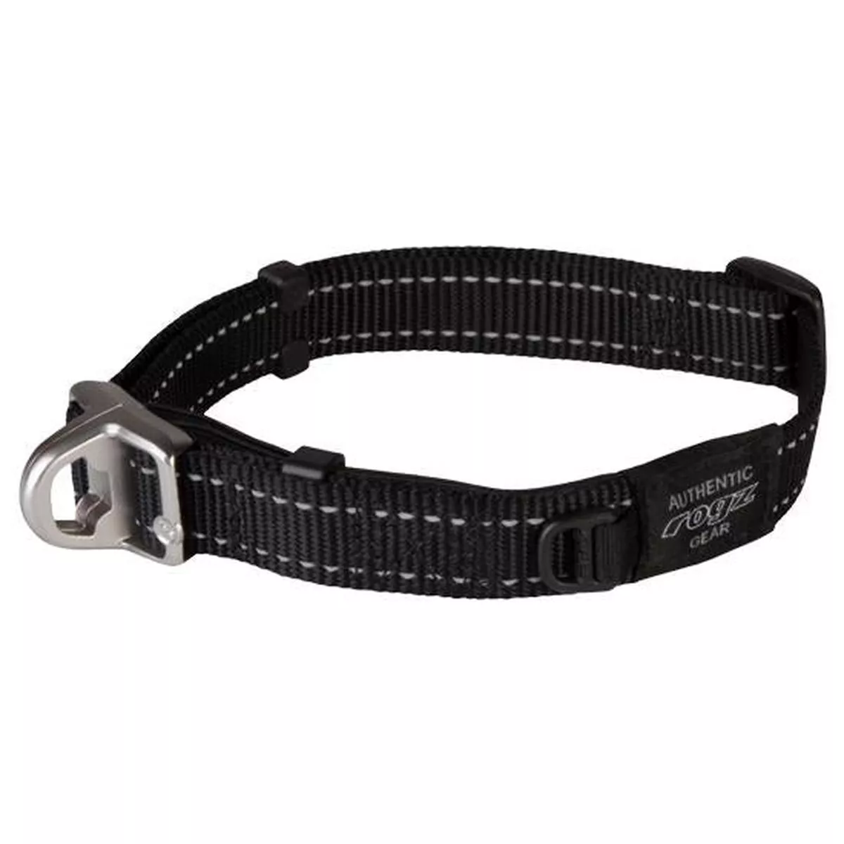 Rogz Safety Dog Collar, Black