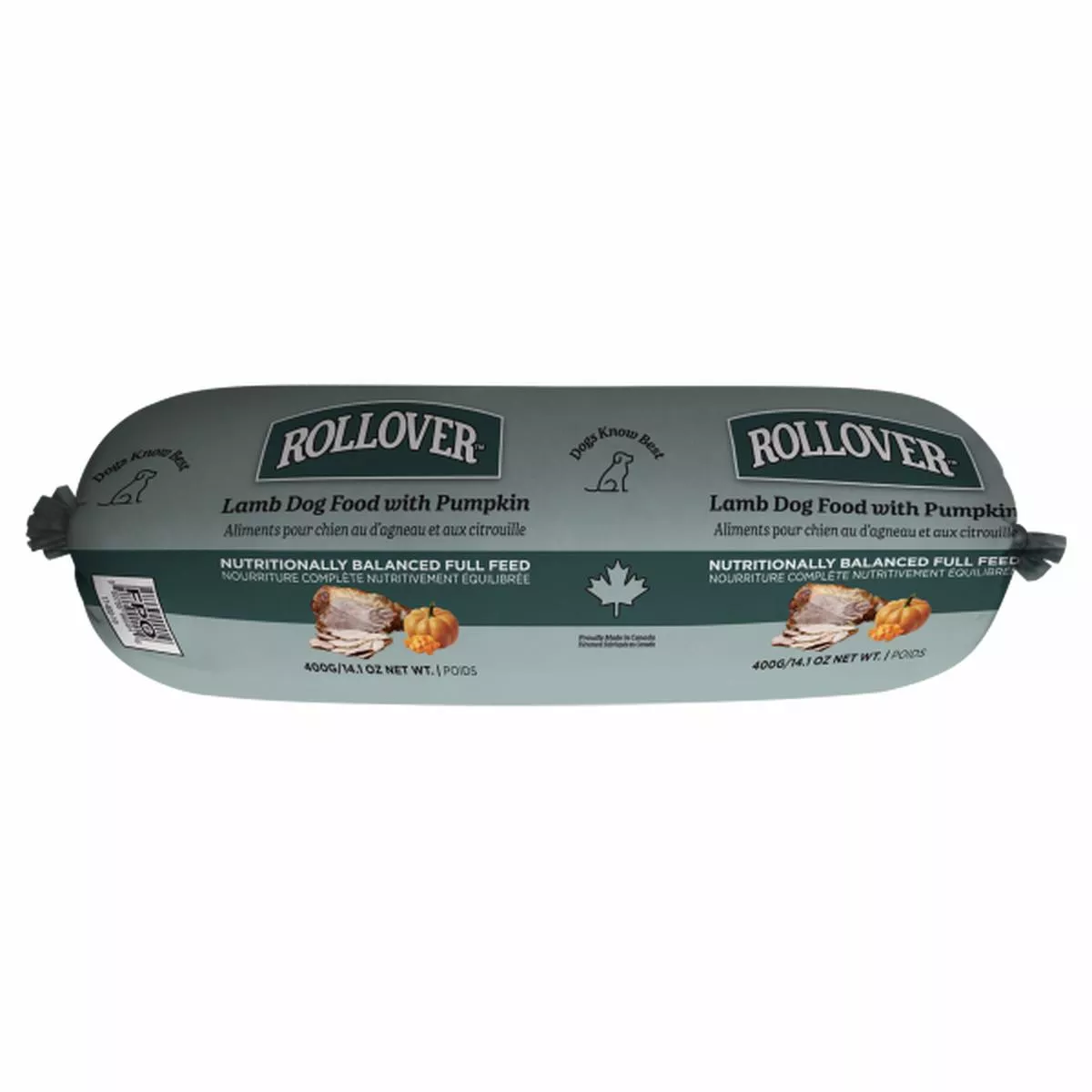 Rollover Lamb with Pumpkin Roll Dog Food