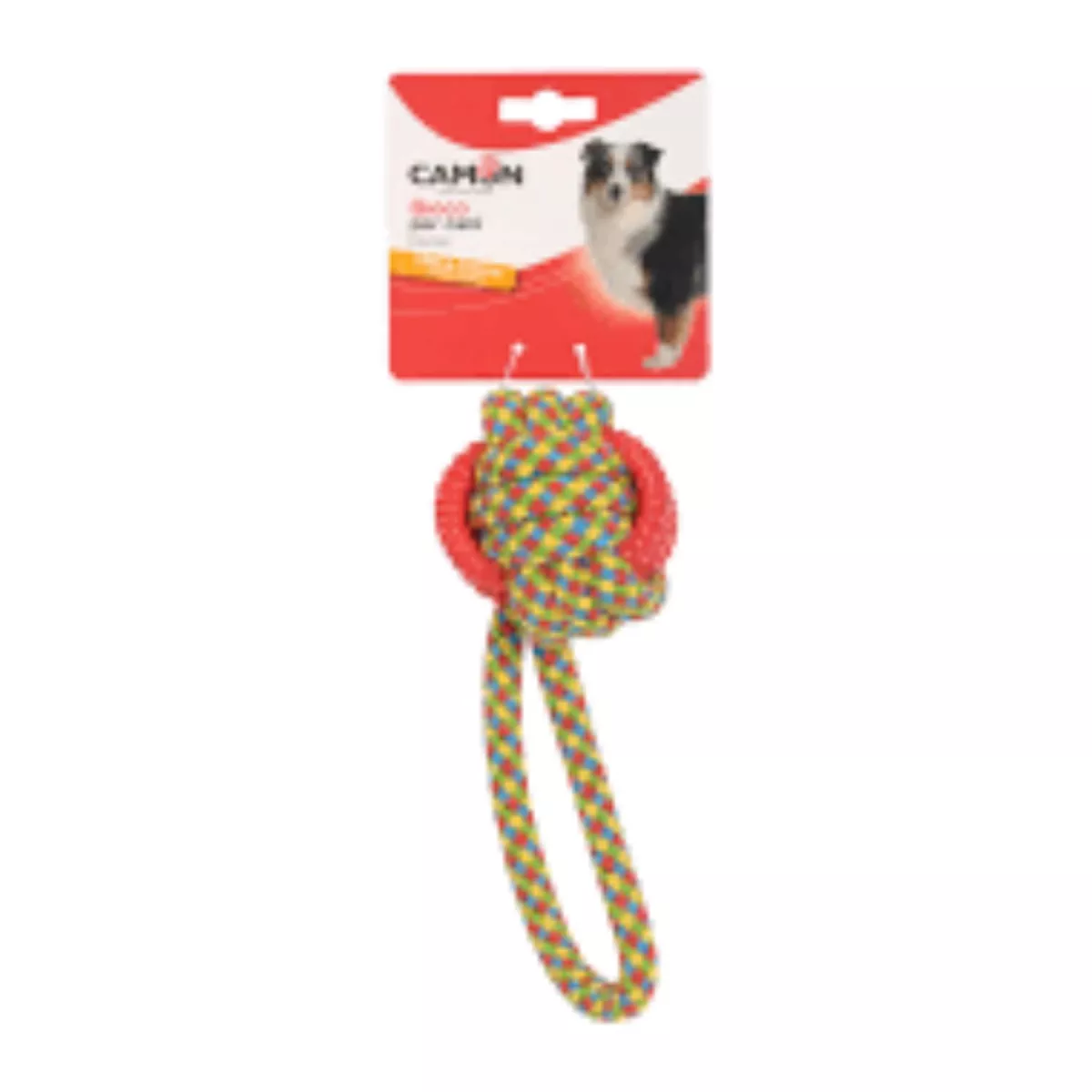 ROPE BALL W/TPR AND HANDLE