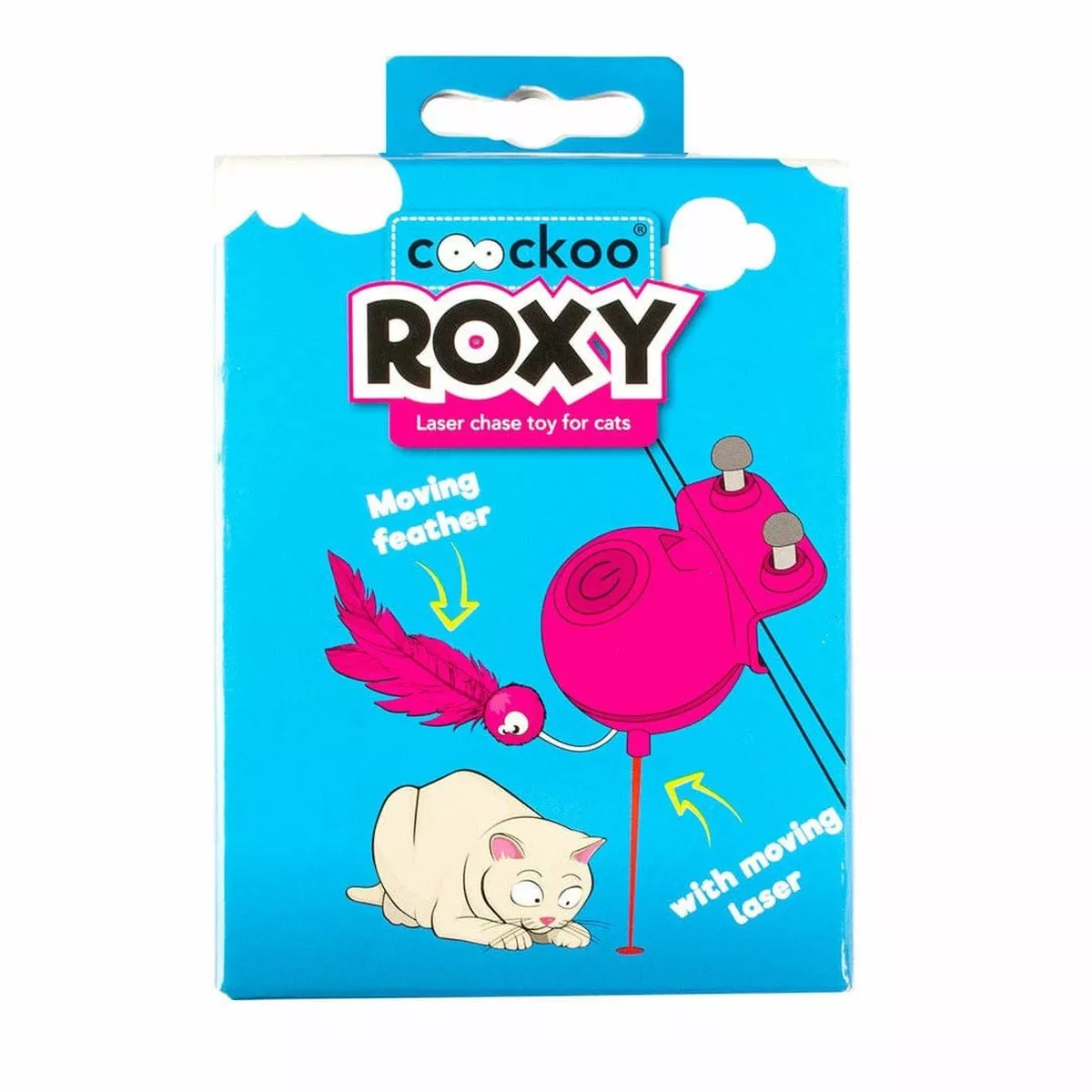 Roxy laser toy 8x8x10,5cm pink