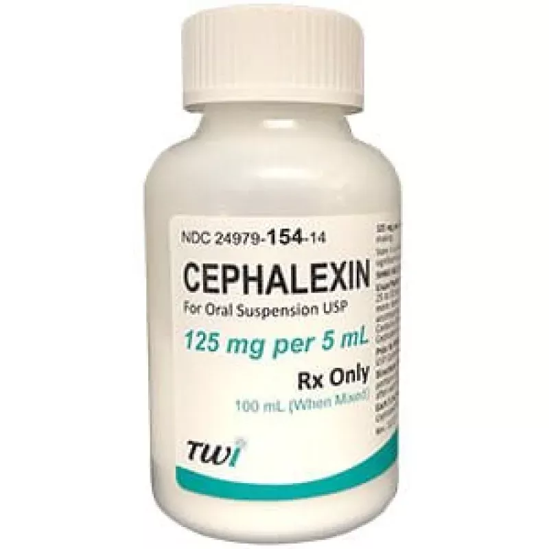 Rx Cephalexin (Generic) Oral Suspension for Dogs