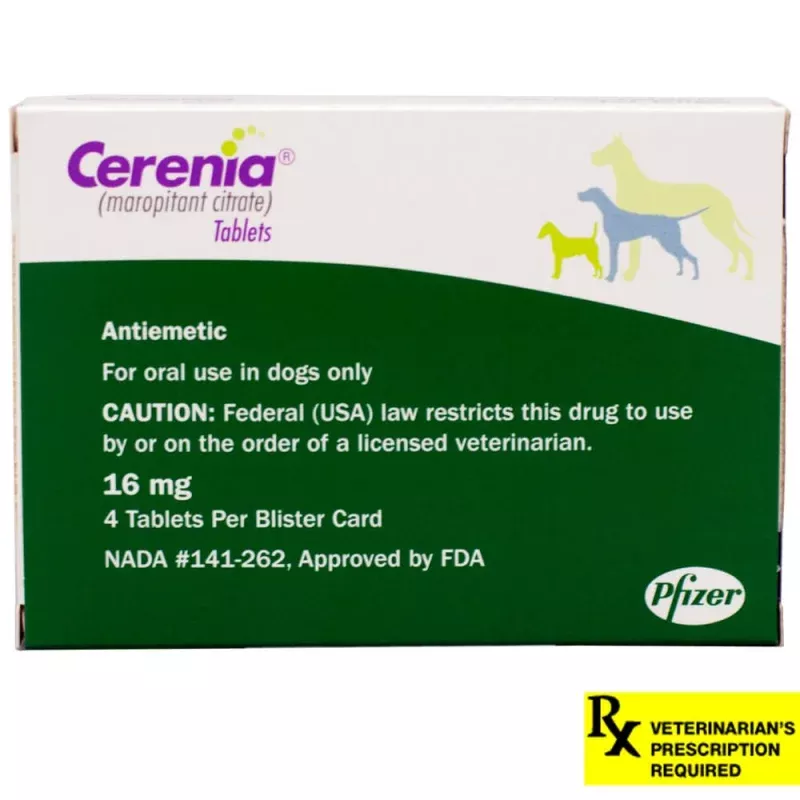 Rx Cerenia (maropitant citrate) Tablets for Dogs