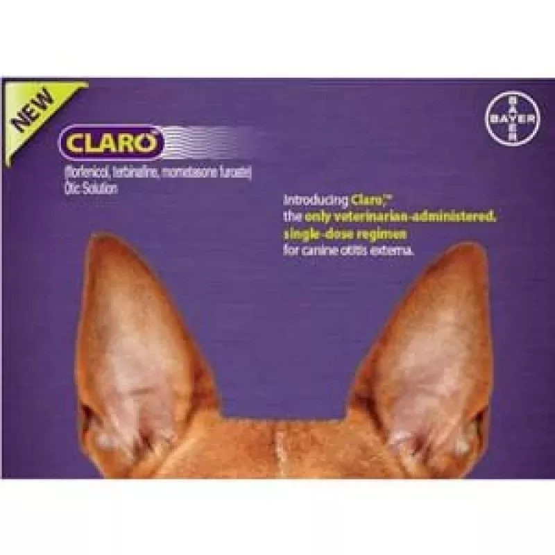 Rx Claro Single-Dose Otic solution for Dogs, 1ml Dose