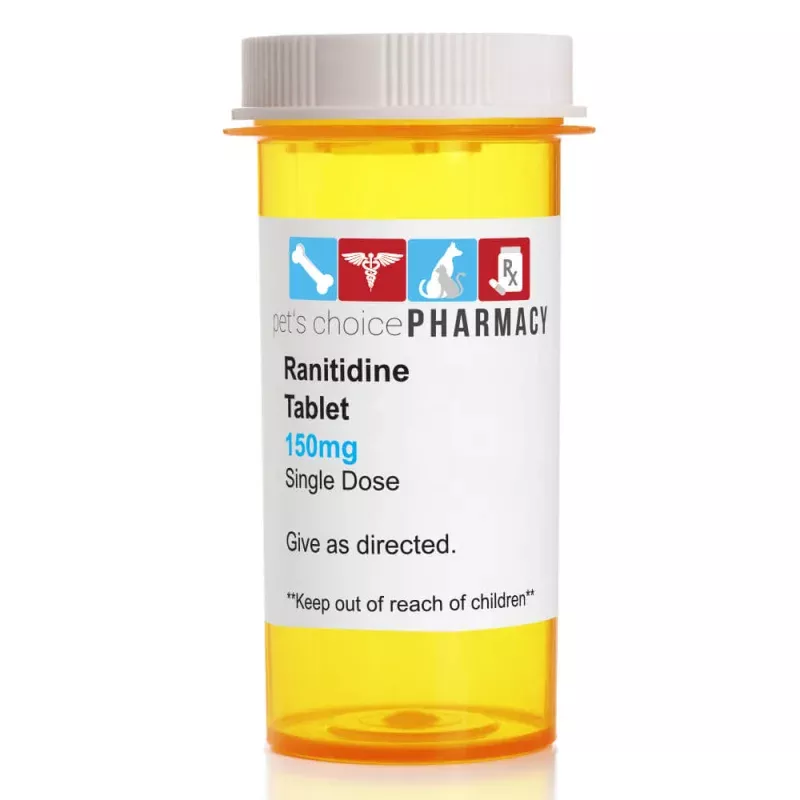Rx Ranitidine (Generic) Tablet for Dogs, Cats, & Horses