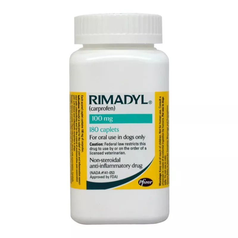 Rx Rimadyl (carprofen) Caplets for Dogs