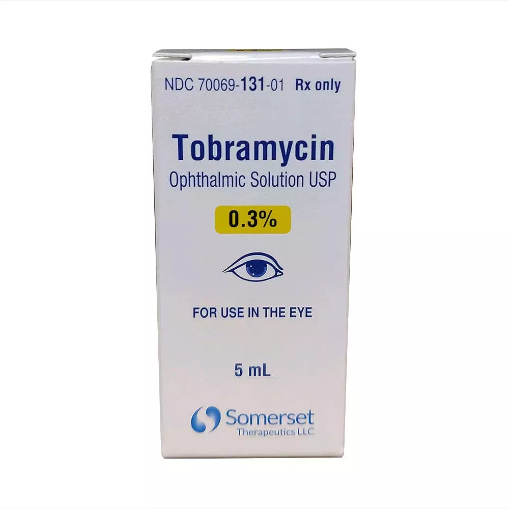 Rx Tobramycin (Generic) Opthalmic Solution 0.3%, 5ml bottle
