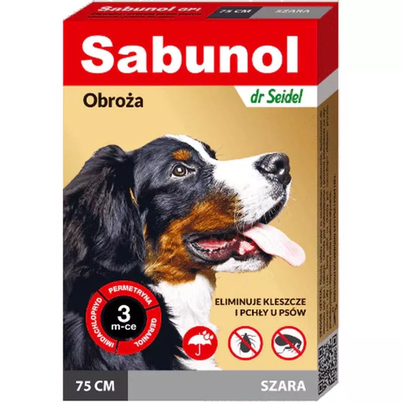 Sabunol Dog Collar Gray 75 Cm