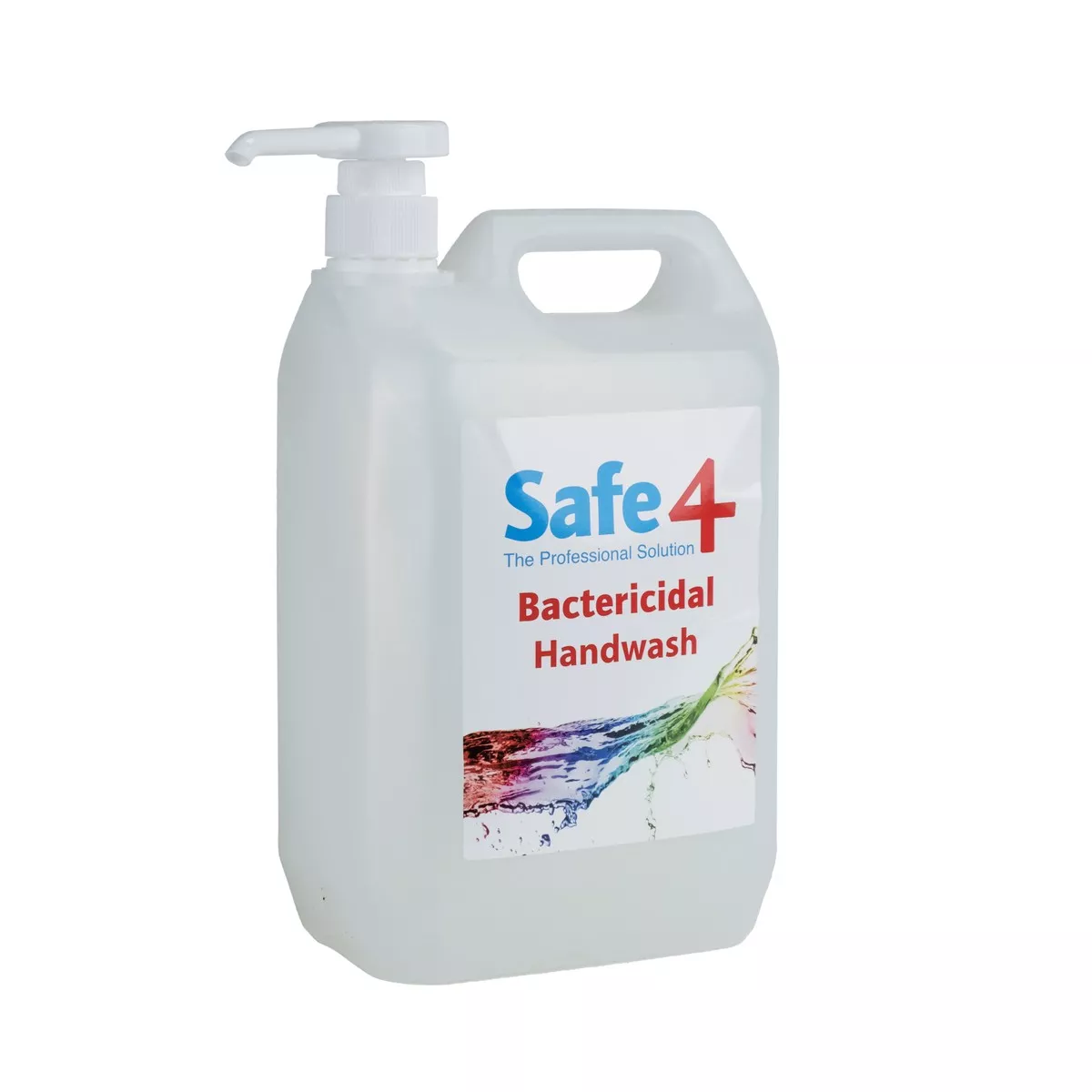Safe4 Bactericidal Handwash with Pump 5 L