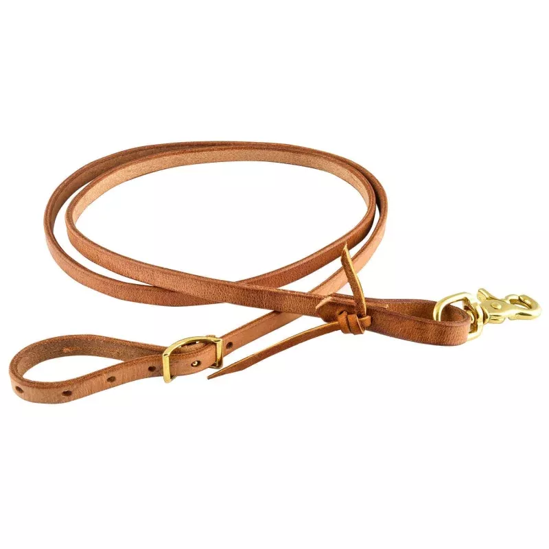 San Saba Pony Harness Leather Rein Brown