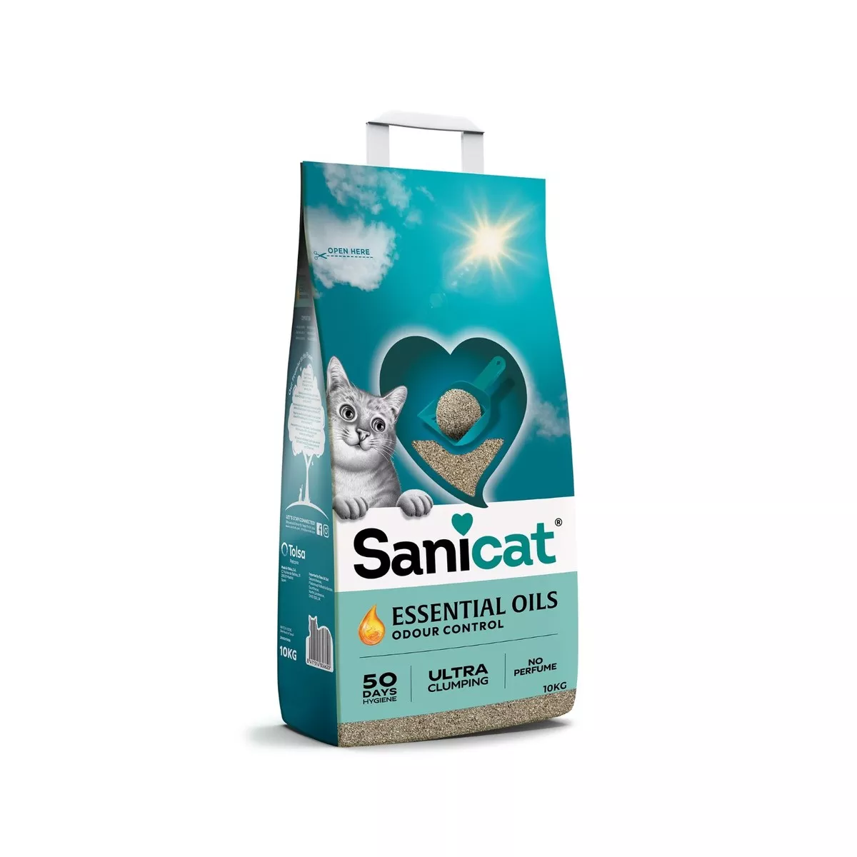 SANICAT ESSENTIAL OILS UNSCENTED 10kg