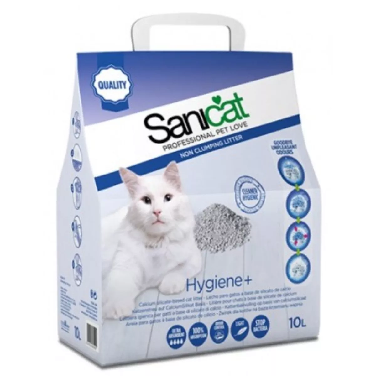 SANICAT HYGIENE+ CAT LITTER - 10LT
