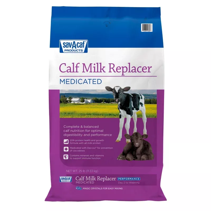 Sav-A-Caf Performance Calf Milk Replacer, Medicated