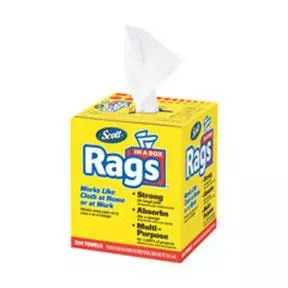 Scott, Rags In A Box, White, Large, 200/Box