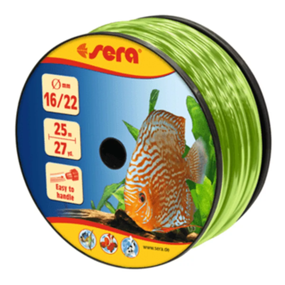sera 16/22 hose green Per Meter