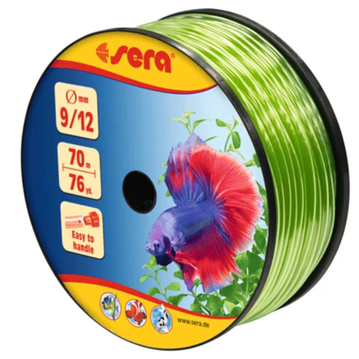 sera 9/12 hose green Per Meter