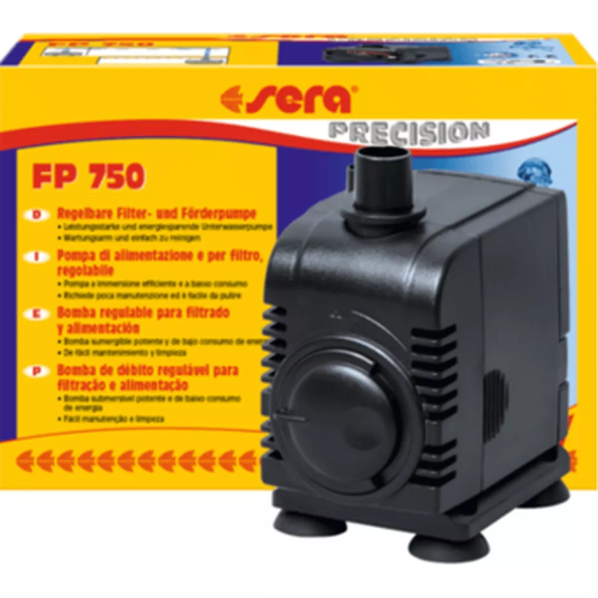 sera filter and feed pump FP 750