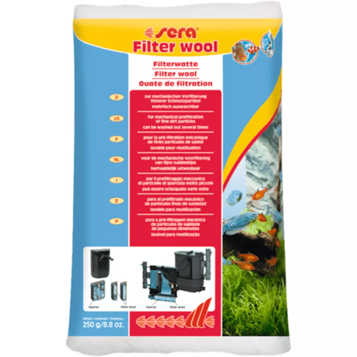 sera filter wool 250 g