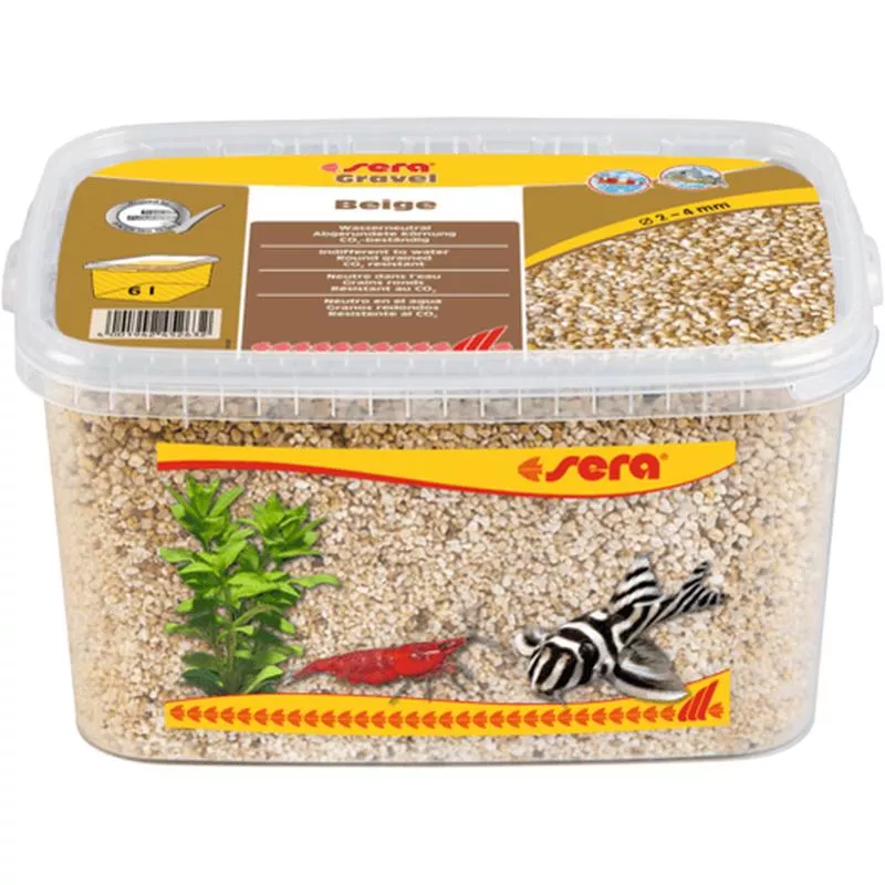 Sera-Gravel Beige 2-4mm 3L