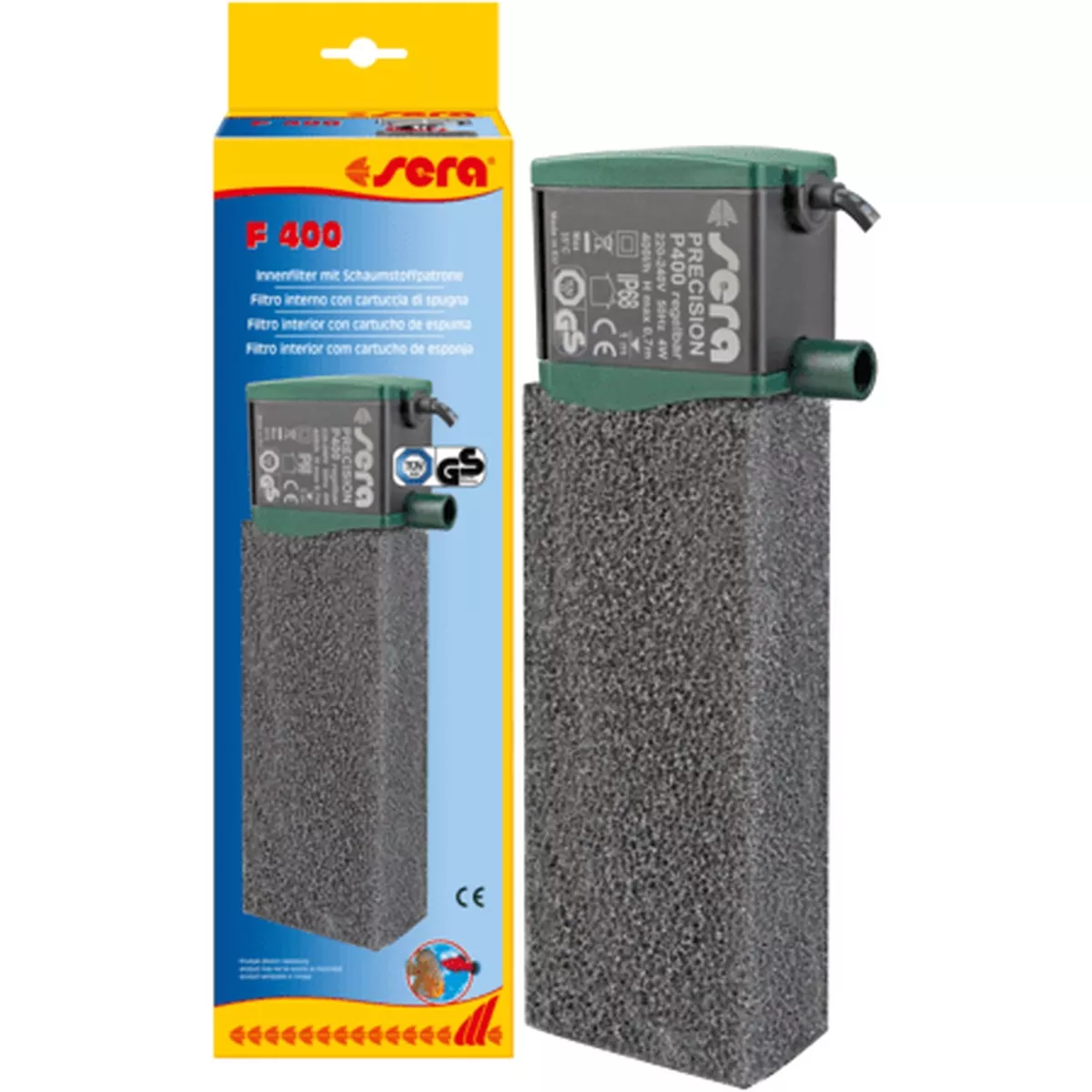 sera internal filter F 400 adjustable