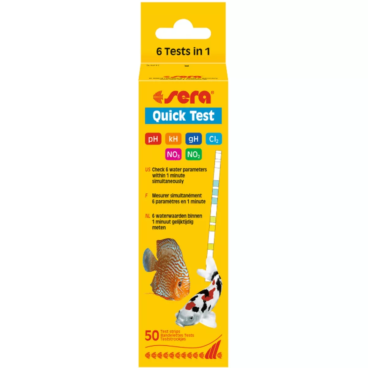 Sera Quick Test 6 in 1 - 50 pcs