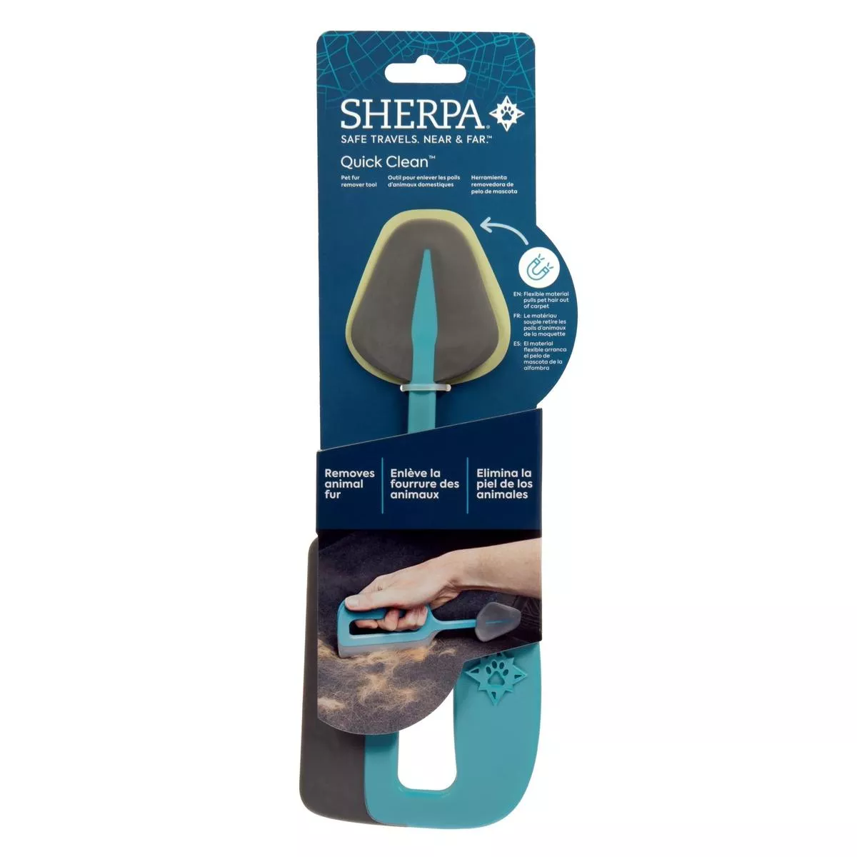 Sherpa Quick Clean Portable Pet Fur Remover Tool