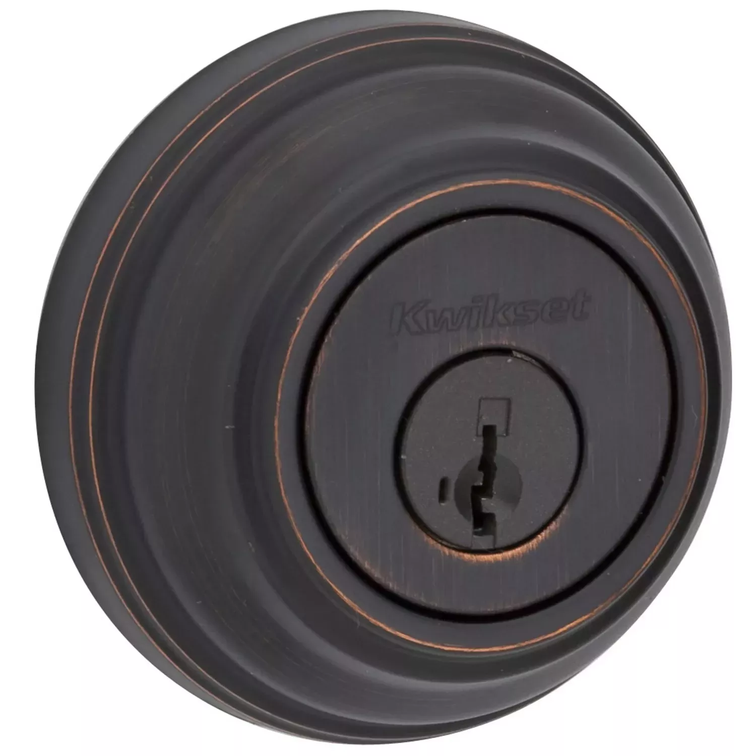 Signature Bronze Single Cylinder Deadbolt