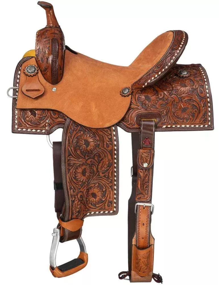 Silver Royal Autry Barrel Saddle
