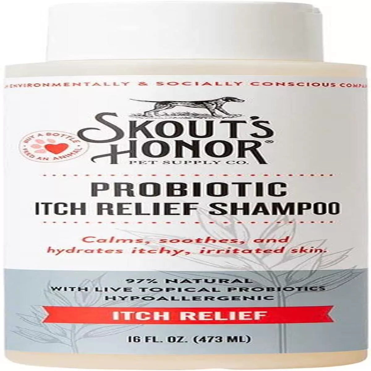 Skout’s Honor Probiotic Itch Relief Pet Shampoo